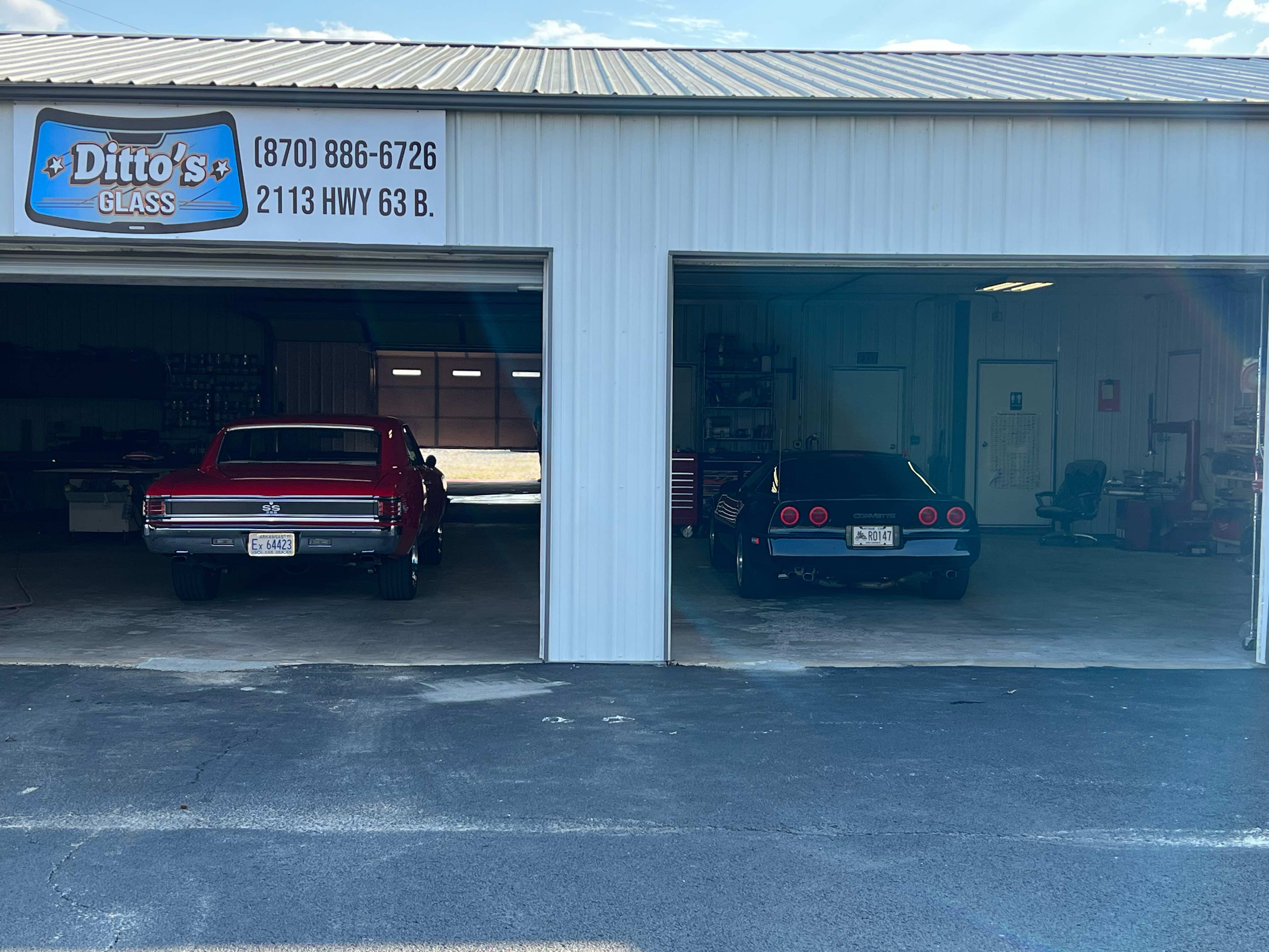 Ditto's Glass LLC Professional Auto Glass Shop in Hoxie, Arkansas